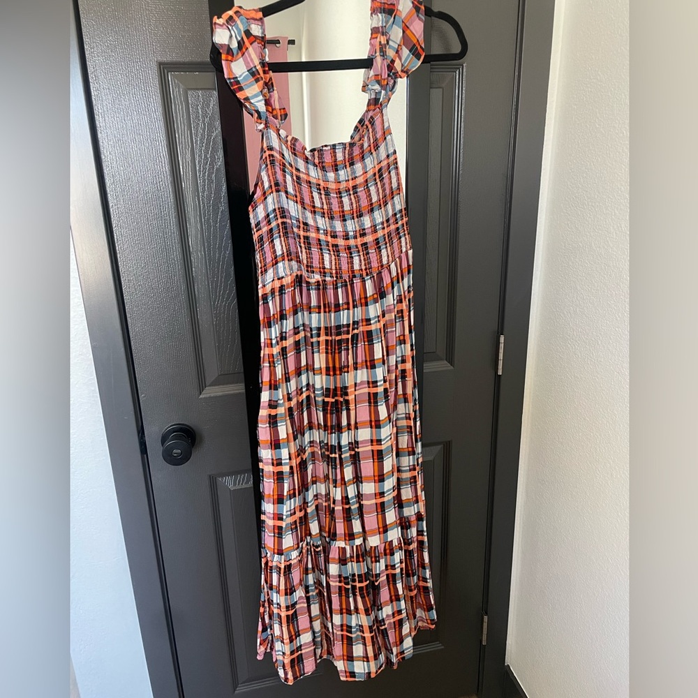 Beautiful Checkered Anthro Dress